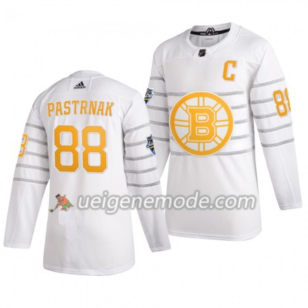 Herren Boston Bruins Trikot David Pastrnak 88 Weiß Adidas 2020 NHL All-Star Authentic